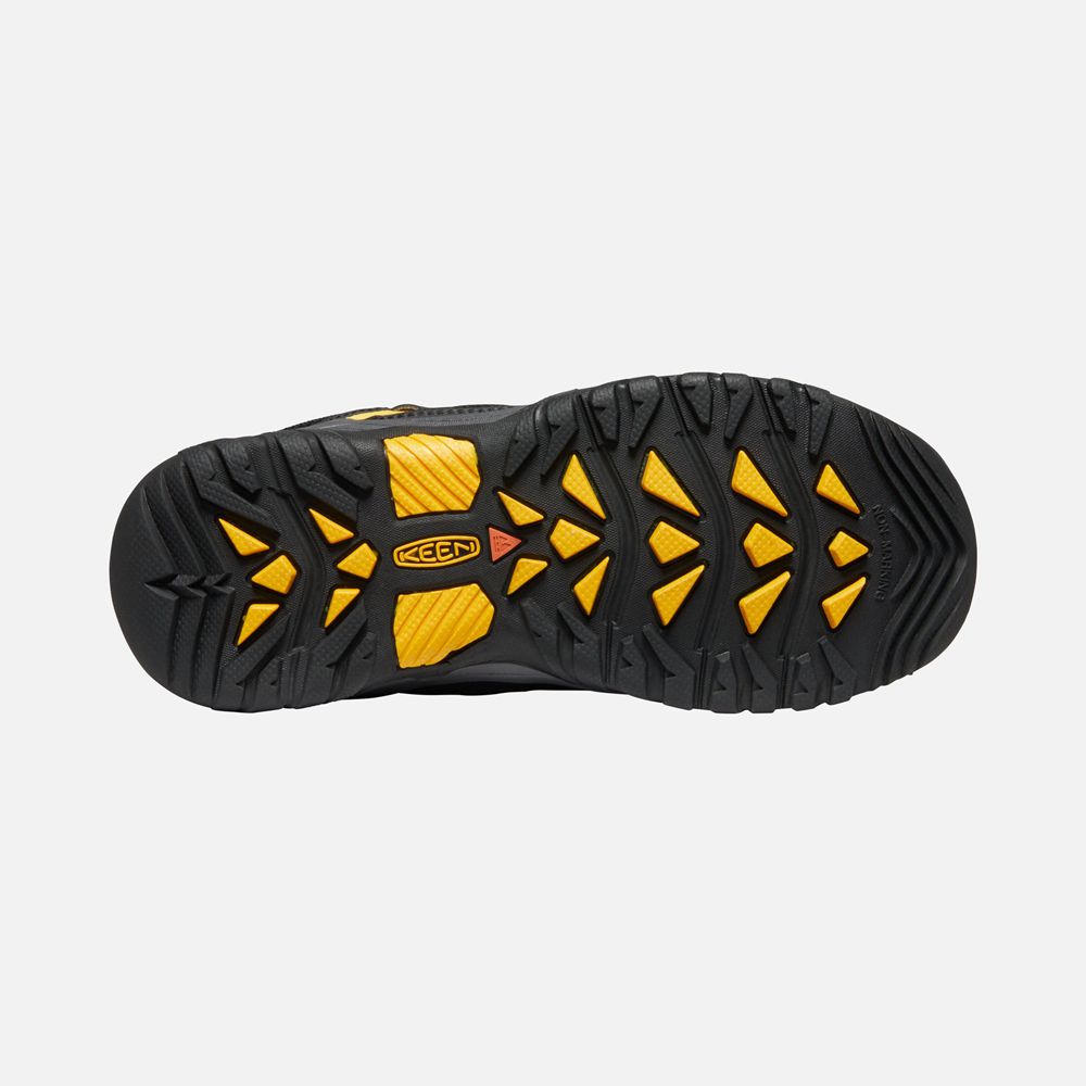 Keen Sneakers Barn Svarta/Gula - Targhee Sport Vent Shoes - 046735VFA
